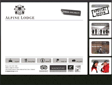 Tablet Screenshot of alpinelodge.co.nz