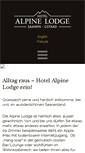 Mobile Screenshot of alpinelodge.ch
